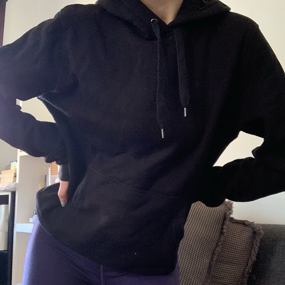Oversized Black Hoodie